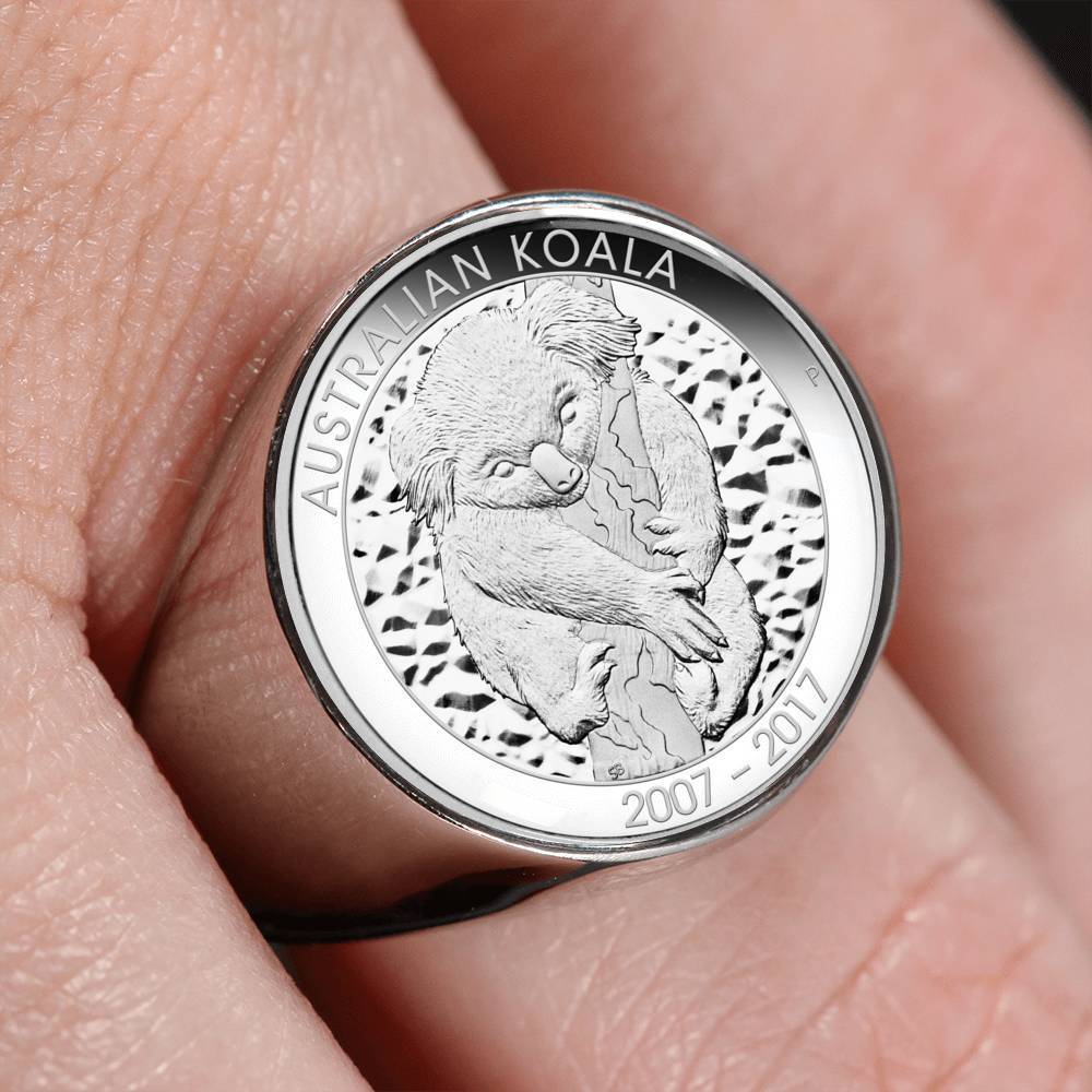 Koala Coin Ring Australia 03 K5 - Amaze Style™-RINGS