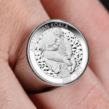 Koala Coin Ring Australia 03 K5 - Amaze Style™-RINGS