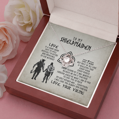 To My Shieldmaiden, Viking Jewelry, Gift For Wife, Viking Necklace