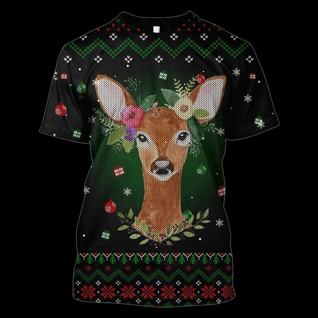 Deer Christmas DC Fashion DC042 - Amaze Style™-Apparel