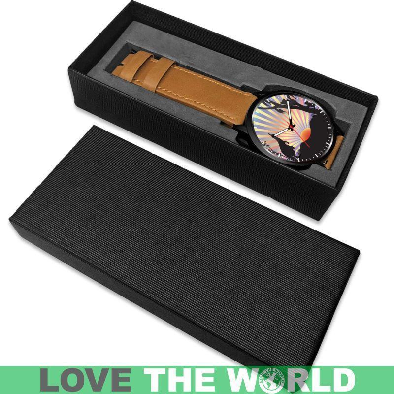 AUSTRALIA KANGAROO & KOALA LEATHER/STEEL WATCH K5 - Amaze Style™-LEATHER-STEEL WATCHES