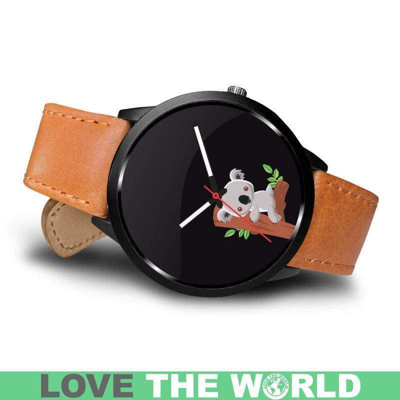 AUSTRALIA KOALA 02 LEATHER/STEEL WATCH H5 - Amaze Style™-LEATHER-STEEL WATCHES