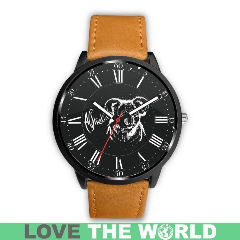 AUSTRALIA KOALA LEATHER/STEEL WATCH R1 - Amaze Style™-LEATHER-STEEL WATCHES