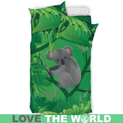 Australia Koala On The Jungle 02 Bedding Set K5 - Amaze Style™-BEDDING SETS