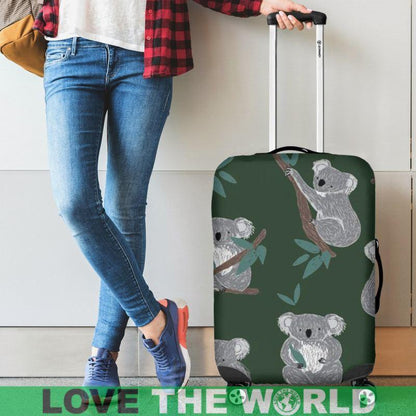 Australia- Koala Pattern Luggage Cover NN8 - Amaze Style™-LUGGAGE COVERS