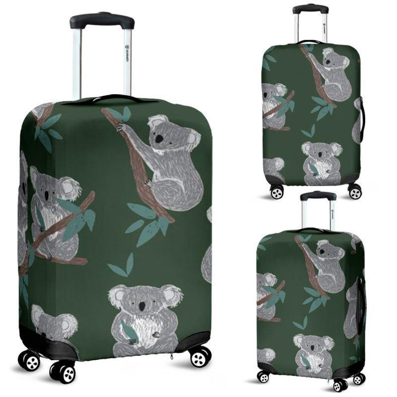 Australia- Koala Pattern Luggage Cover NN8 - Amaze Style™-LUGGAGE COVERS