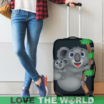 Australia Koala Symbol Luggage Cover 02 NN8 - Amaze Style™-LUGGAGE COVERS