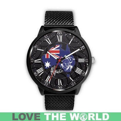AUSTRALIA MAP KOALA LEATHER/STEEL WATCH R1 - Amaze Style™-LEATHER-STEEL WATCHES