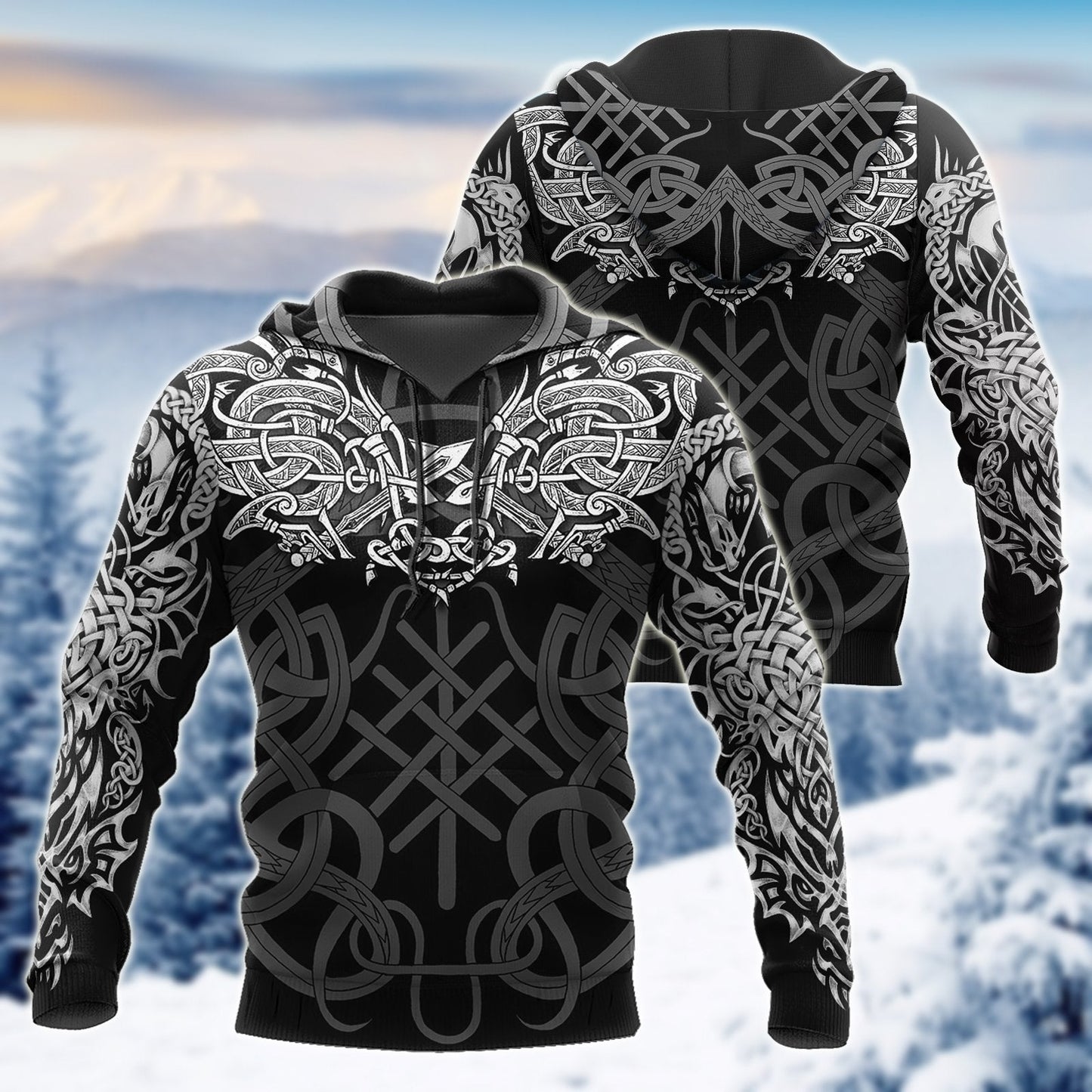 Celtic Dragon Tattoo Art 3D All Over Printed Shirts Hoodie AZ030101 - Amaze Style™-Apparel