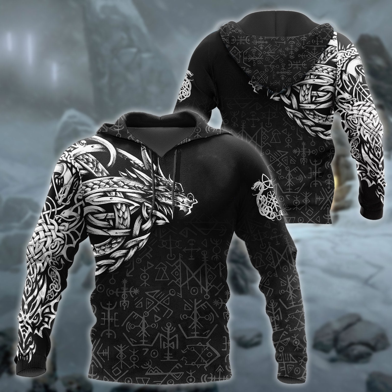 Celtic Dragon Tattoo Art 3D All Over Printed Shirts Hoodie AZ030105 - Amaze Style™-Apparel