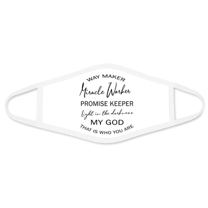 Way Maker Jesus Face Mask TA