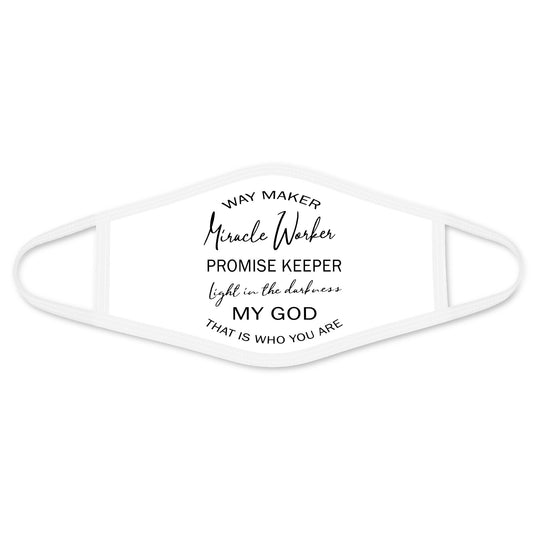 Way Maker Jesus Face Mask TA