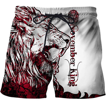 November King Lion 3D All Over Printed Unisex Shirts