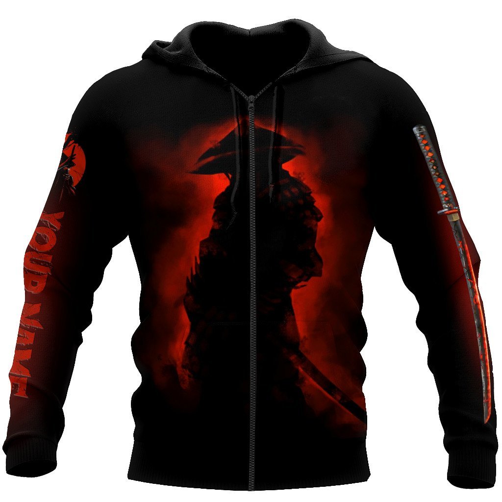 Customize Name Samurai Tattoo Japan 3D All Over Printed Unisex Shirt