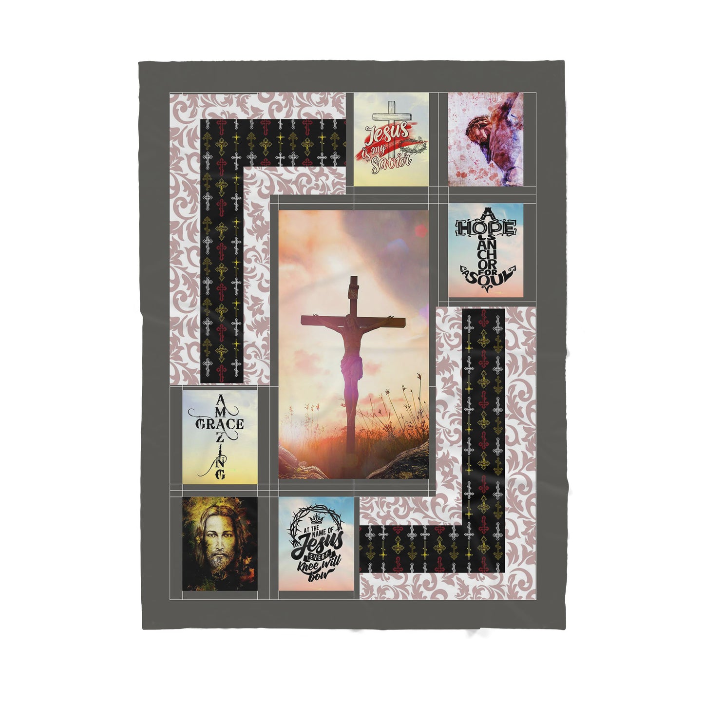 Jesus Sherpa Blanket TT