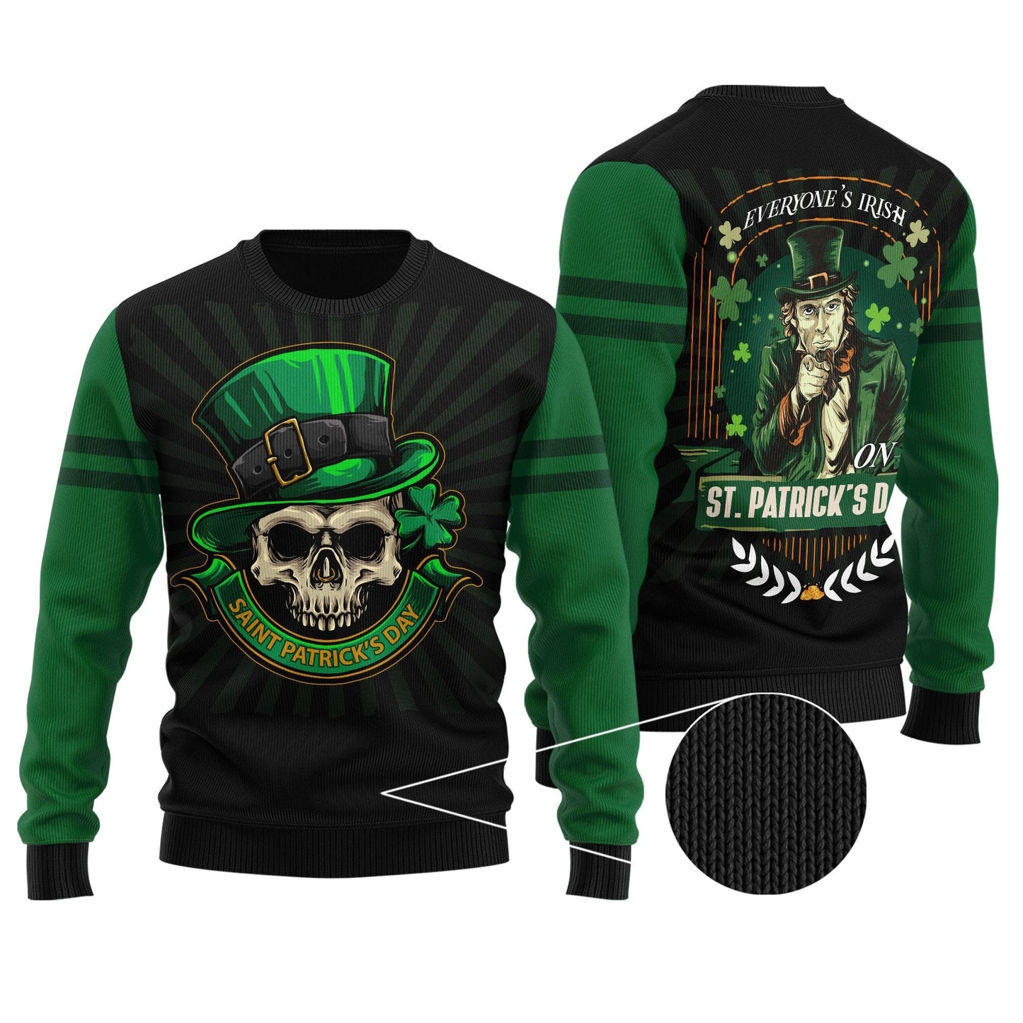 Irish Saint Patrick Day 3D All Over Printed Unisex Shirt