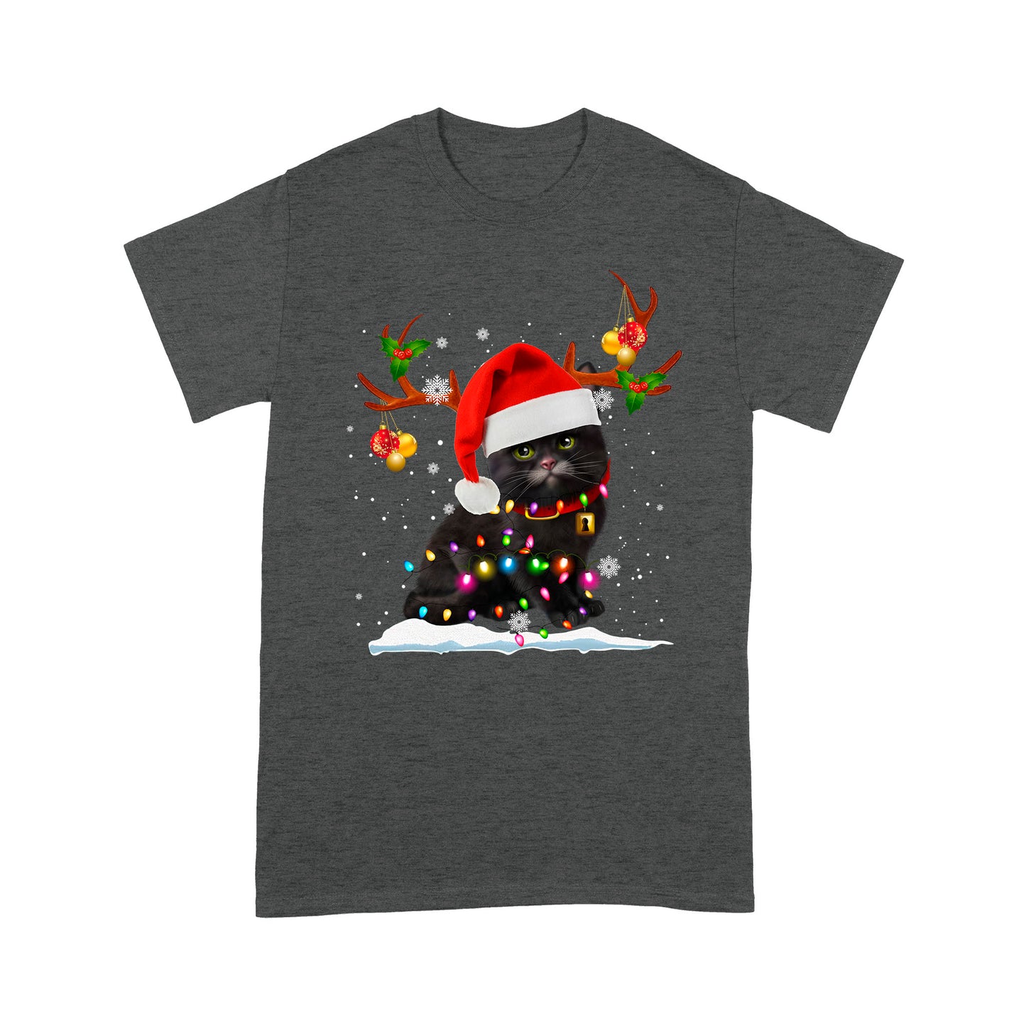 Christmas Cat T-shirt MEI