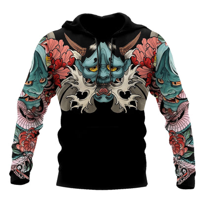 Japan Mask 3D All Over Printed Unisex Shirts