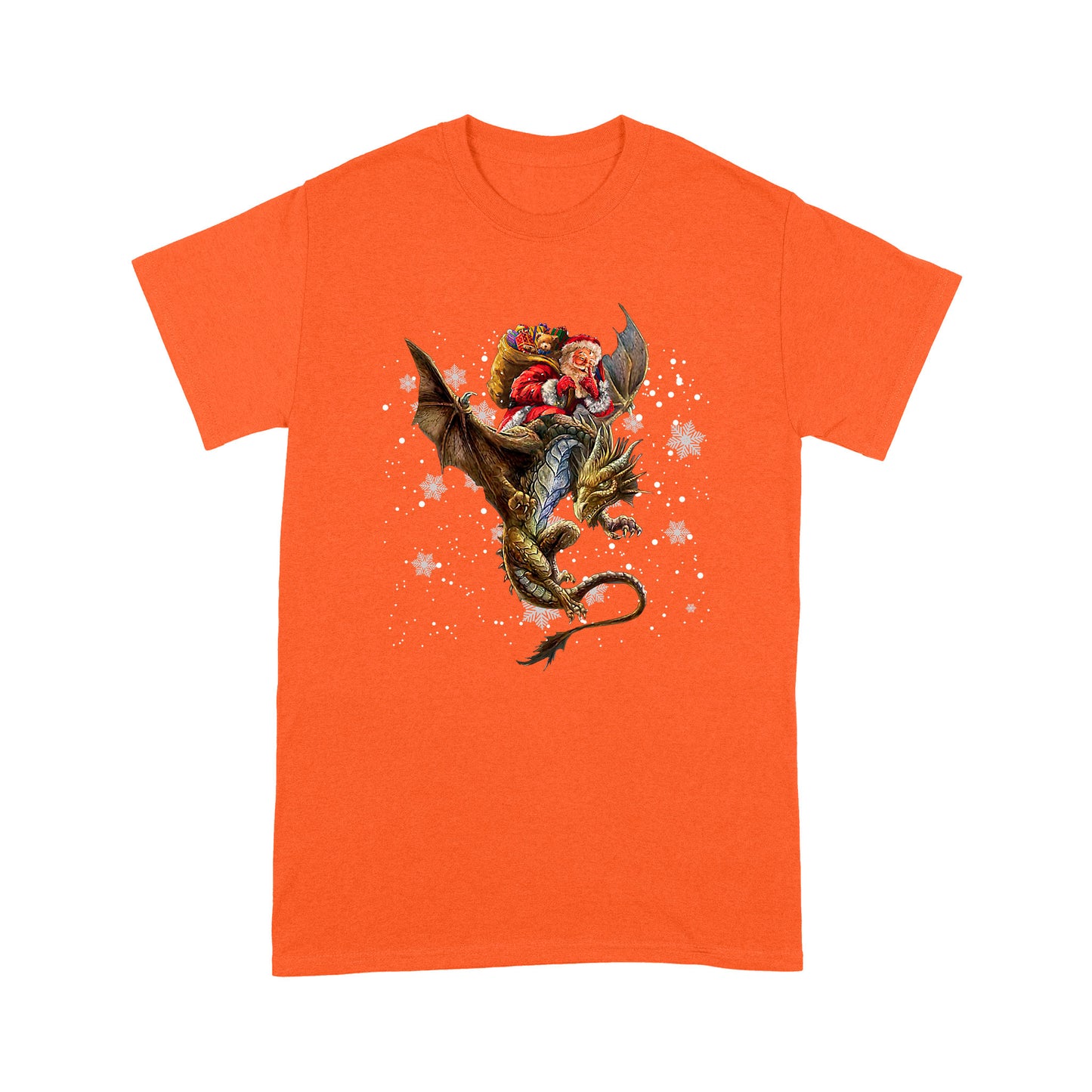 Santa Clause On Dragon T-shirt MEI