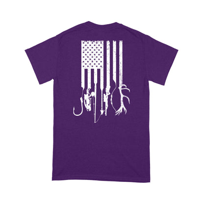 Hook Gear American Flag fishing T-shirt HC