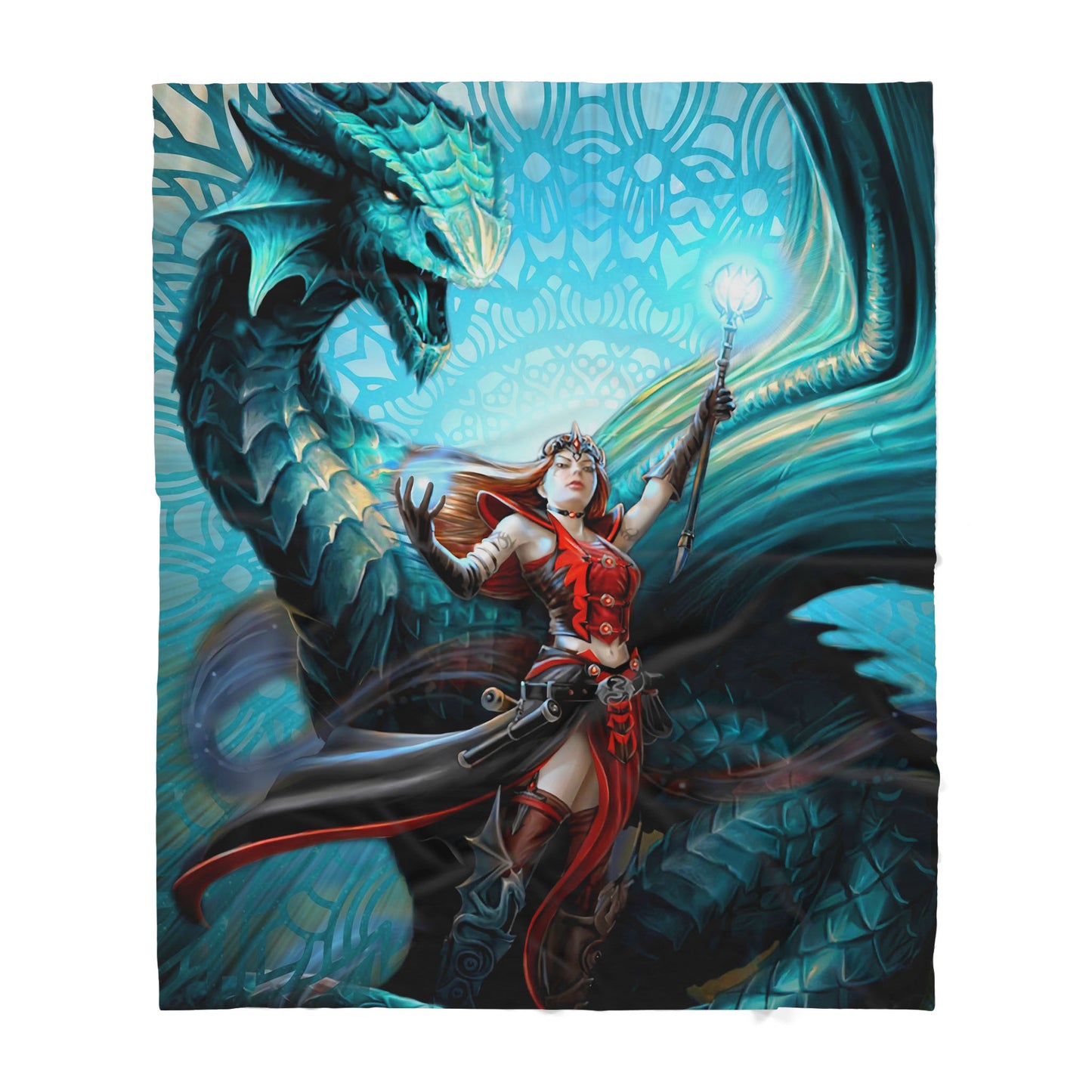 Custom Blanket Dragon - Gift For My Family - Sherpa Blanket HG