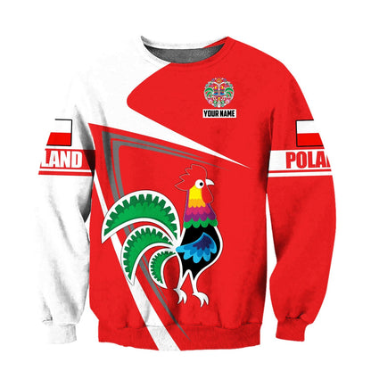 Personalized Polska Wycinanki 3D All Over Printed Unisex Hoodie