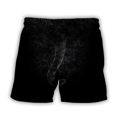 Love Black Cat cover face hair 3D all over shirts