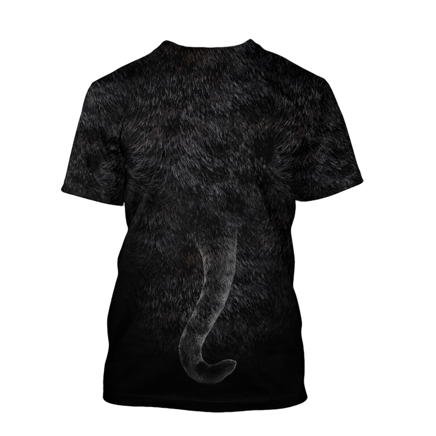 Love Black Cat cover face hair 3D all over shirts