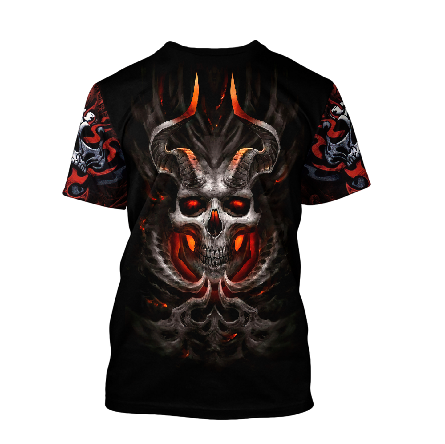 Premium Unisex All Over Printed Confronting Skulls Shirts MEI