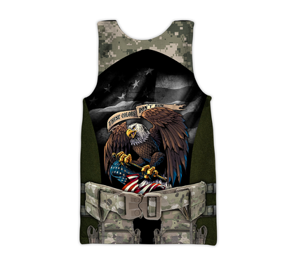 Army Veteran Our Flag Does Not Fly Because The Wind 3d shirts Proud Military