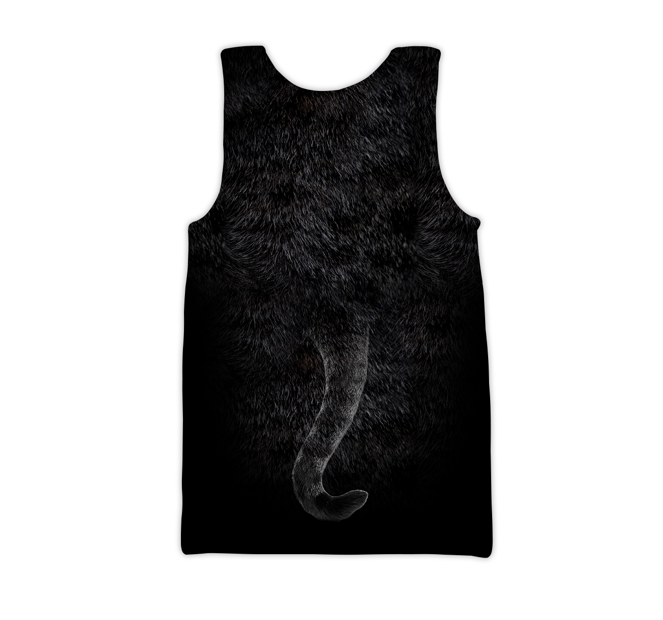 Love Black Cat cover face hair 3D all over shirts