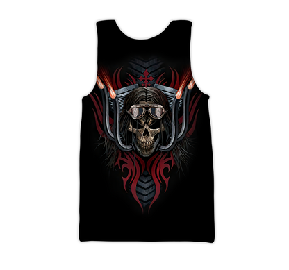 Ride free or die 3D All Over Printed Shirts and short for Men and Women PL
