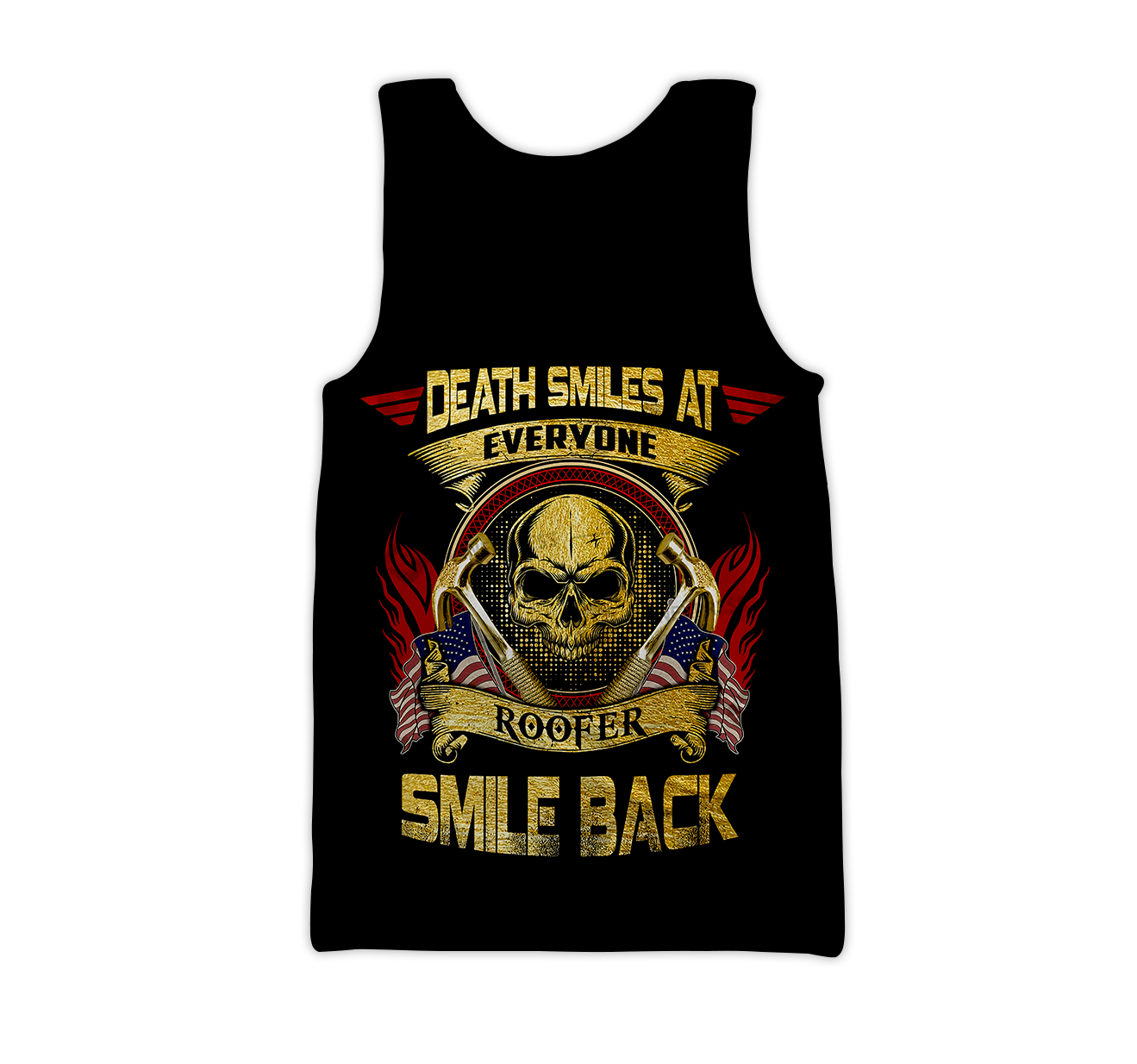 Skull Roofer All Over Printed Hoodie For Men MEI