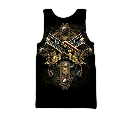 Grim reaper 3D All Over Printed Shirts and short for Men and Women PL
