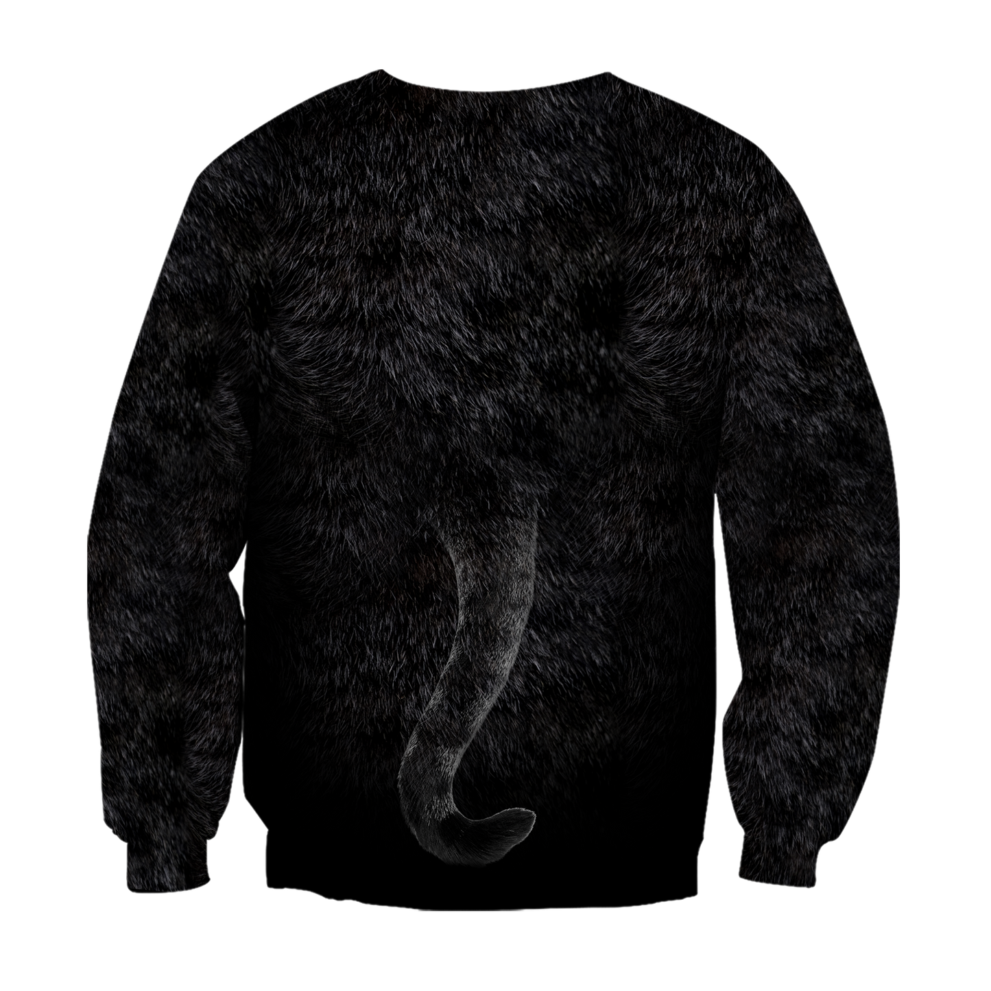 Love Black Cat cover face hair 3D all over shirts