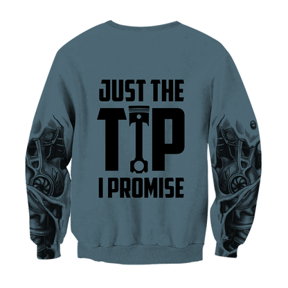 Mechanic Just The Tip I Promise 3D All Over Printed Hoodie For Men and Women TN