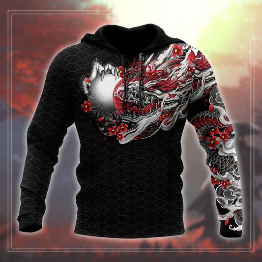 Japan Art Tattoo 3D All Over Printed Unisex Shirt