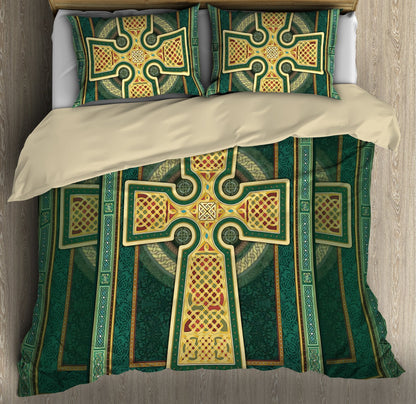 Irish Cross Saint Patrick Day 3D All Over Printed Bedding Set