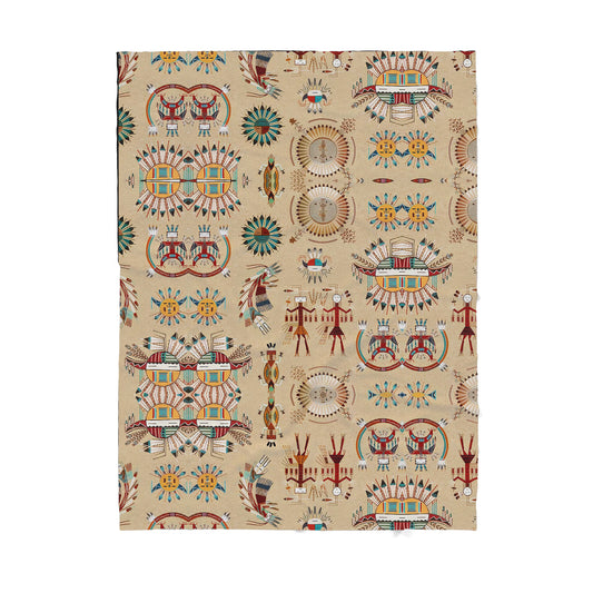 Native American Sherpa Blanket