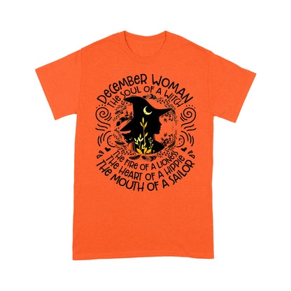 December Woman Witch T shirt DL