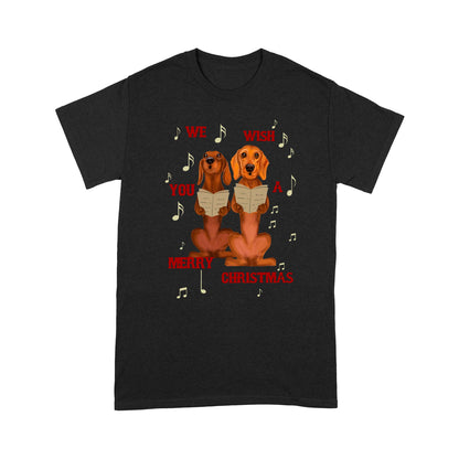 Merry Christmas Dog Standard T-shirt TN