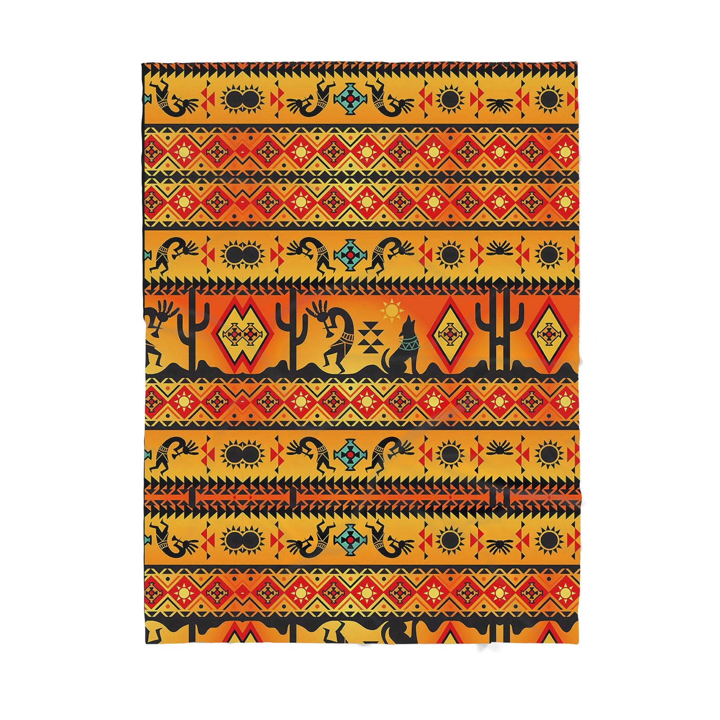 Native American Sherpa Blanket