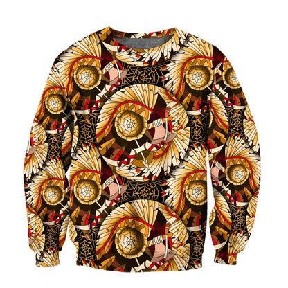 Native American 3D All Over Printed Unisex Shirts