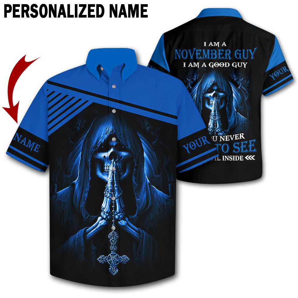 Personalized Name November Guy 3D All Over Printed Apparel