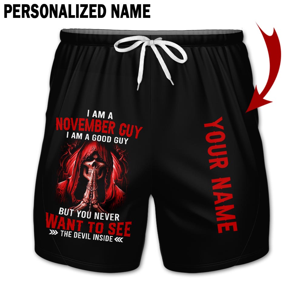 Personalized Name November Guy 3D All Over Printed Apparel