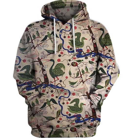 3D All Over Print Bird Vintage Shirt-Apparel-6teenth World-Hoodie-S-Vibe Cosy™