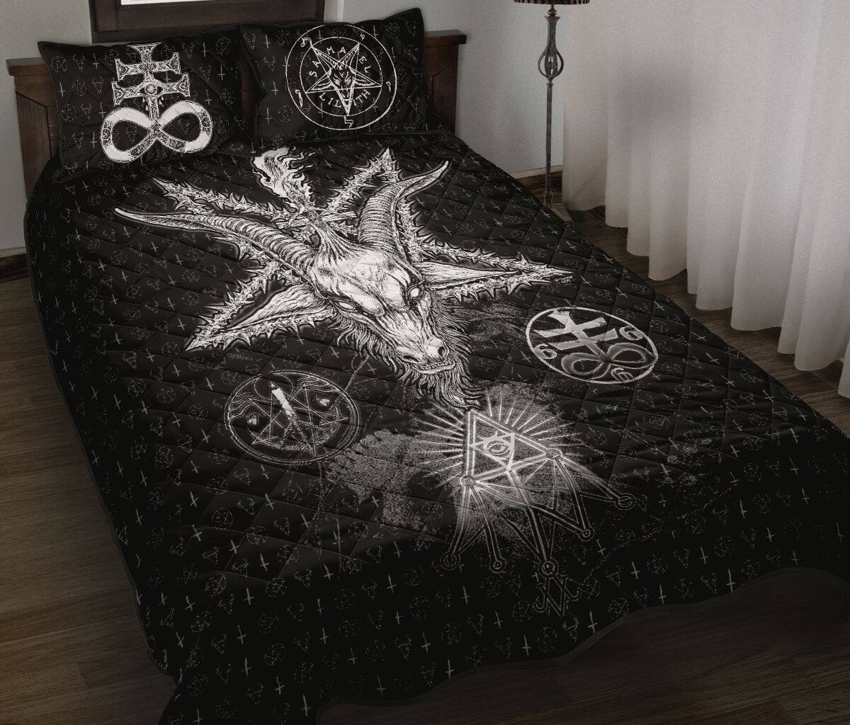 Satanic Quilt Bedding Set JJ26052002 - Amaze Style™-Quilt