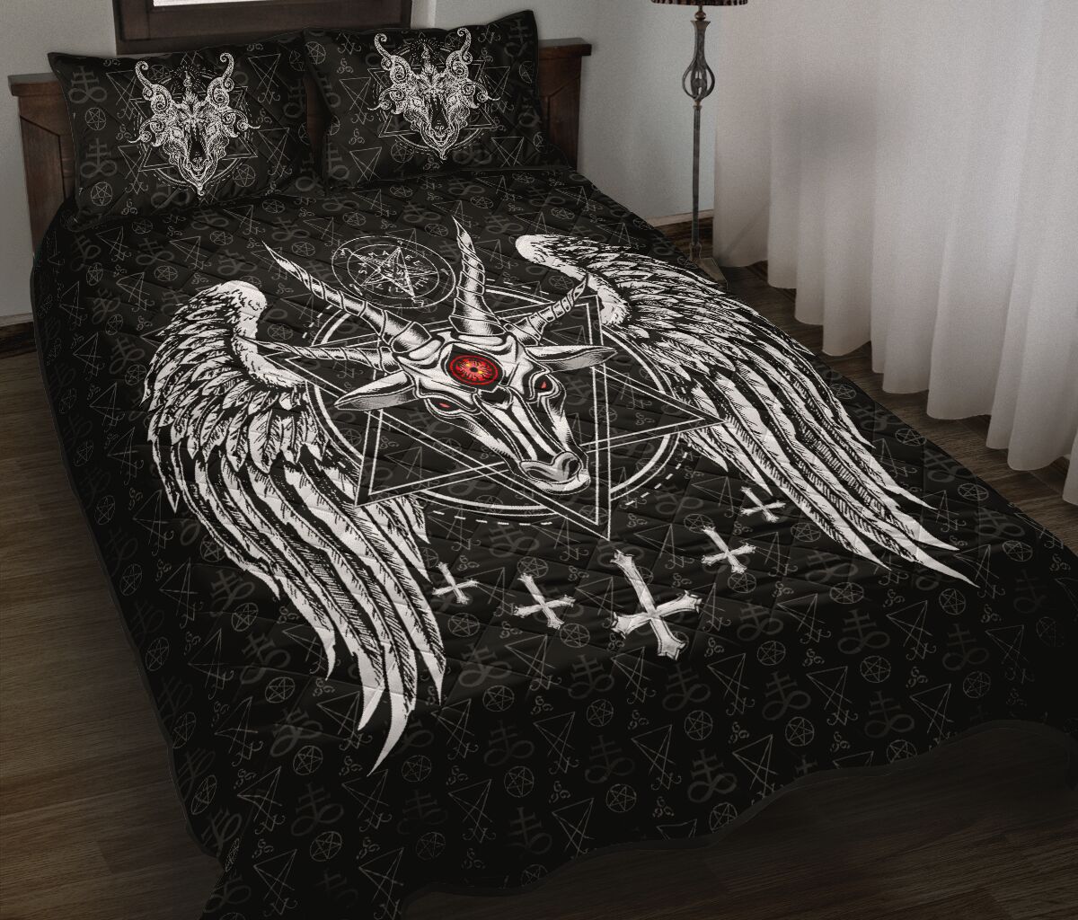 Satanic Quilt Bedding Set JJ29052002