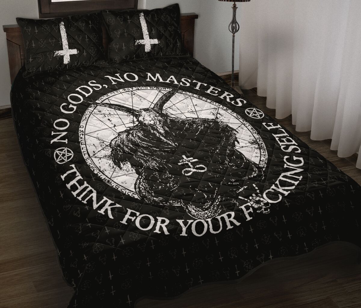 Satanic Quilt Bedding Set JJ23052002