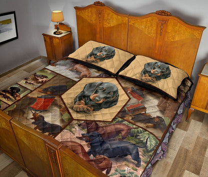 Dachshunds Quilt Bedding Set MP959